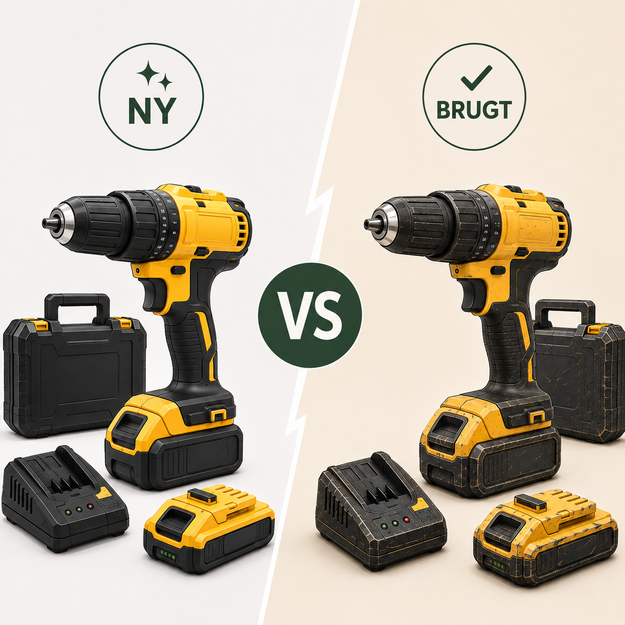 Brugt værktøj vs. nyt værktøj – sammenligning af kvalitetsværktøj hos Fixit