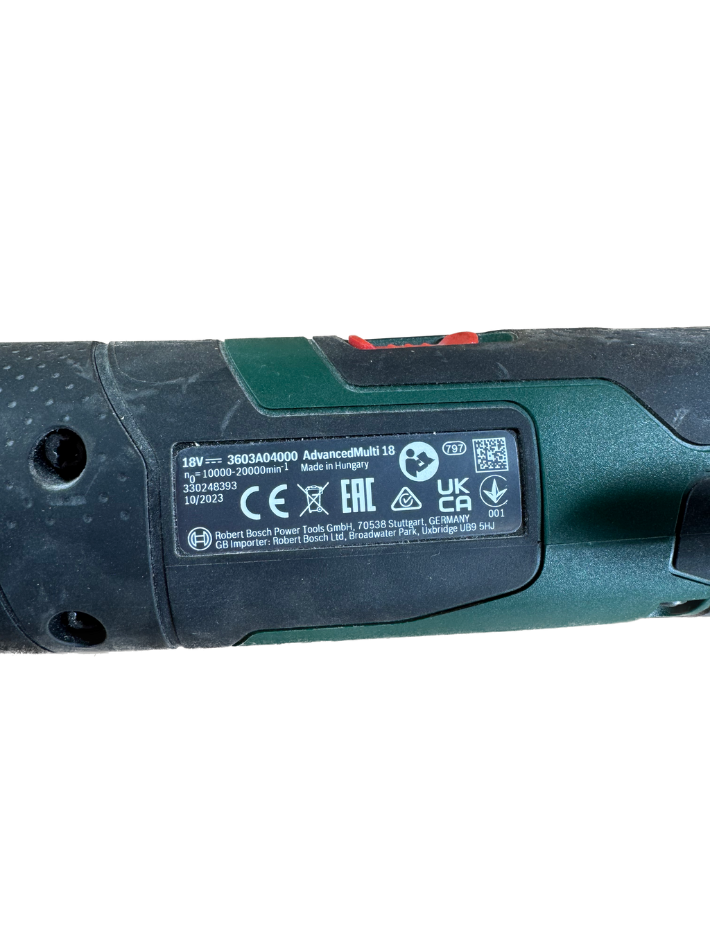 BOSCH Advanced Multi 18V Multicutter