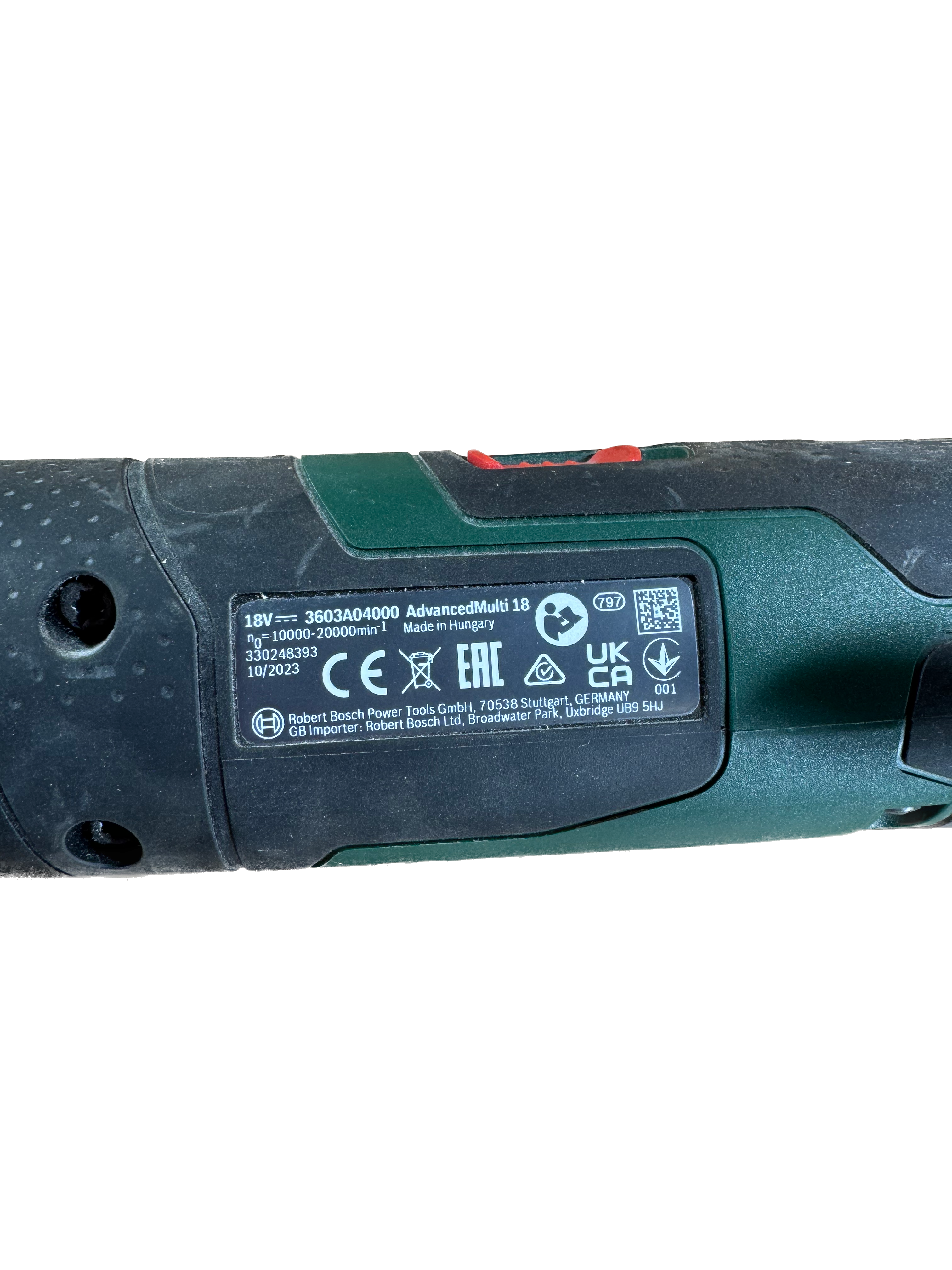 BOSCH Advanced Multi 18V Multicutter