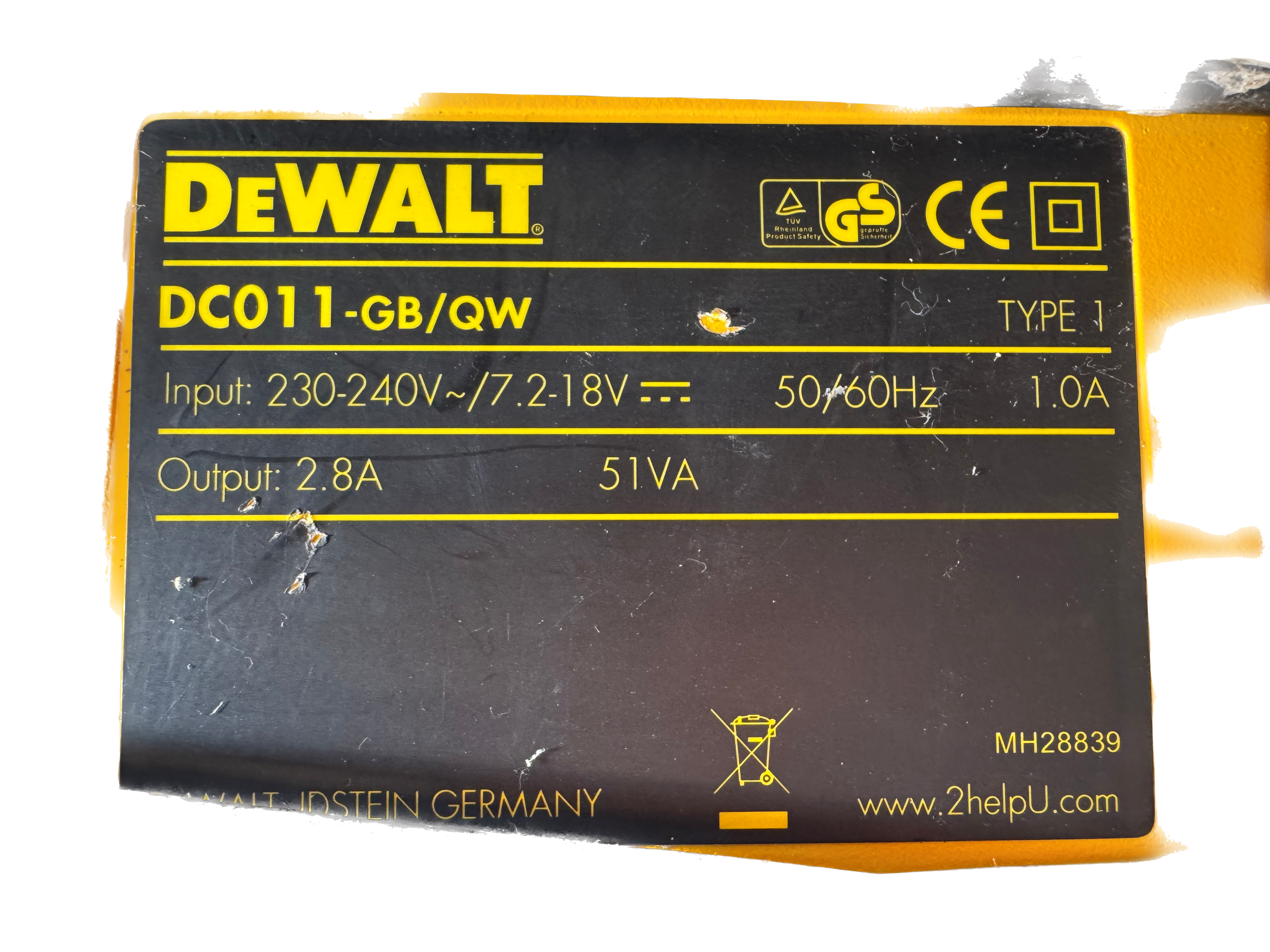 Dewalt DC011 Radio