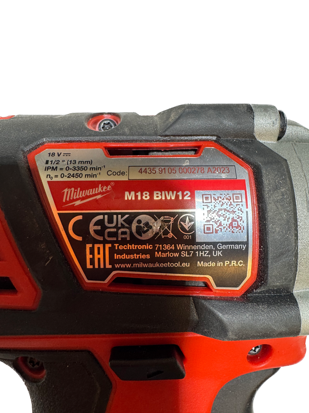 Milwaukee M18 BIW12 Slagnøgle