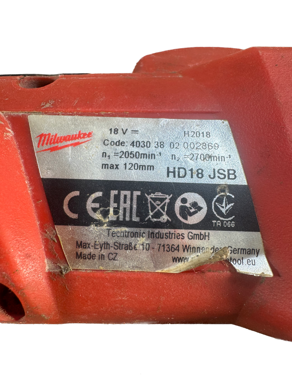 Milwaukee Stiksav HD18 JSB