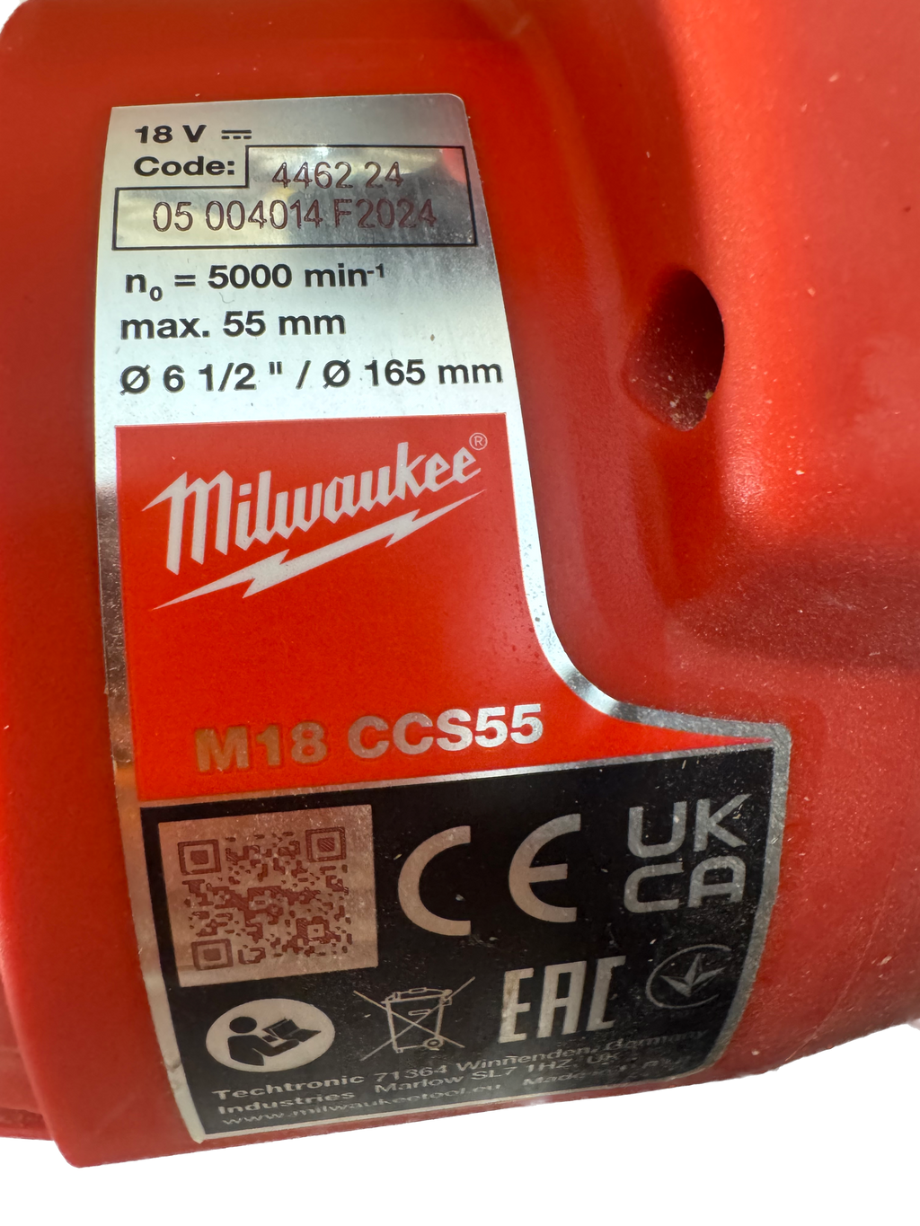 Milwaukee Rundsav M18 CCS55
