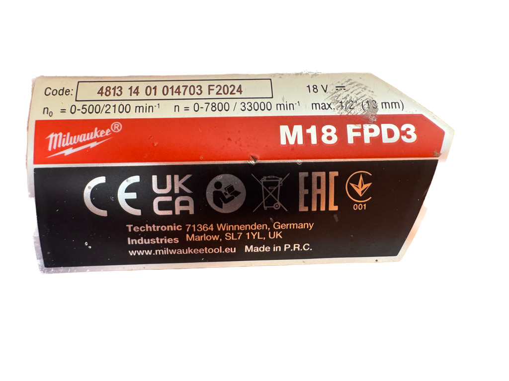 Milwaukee Slagboremaskine M18 FPD3